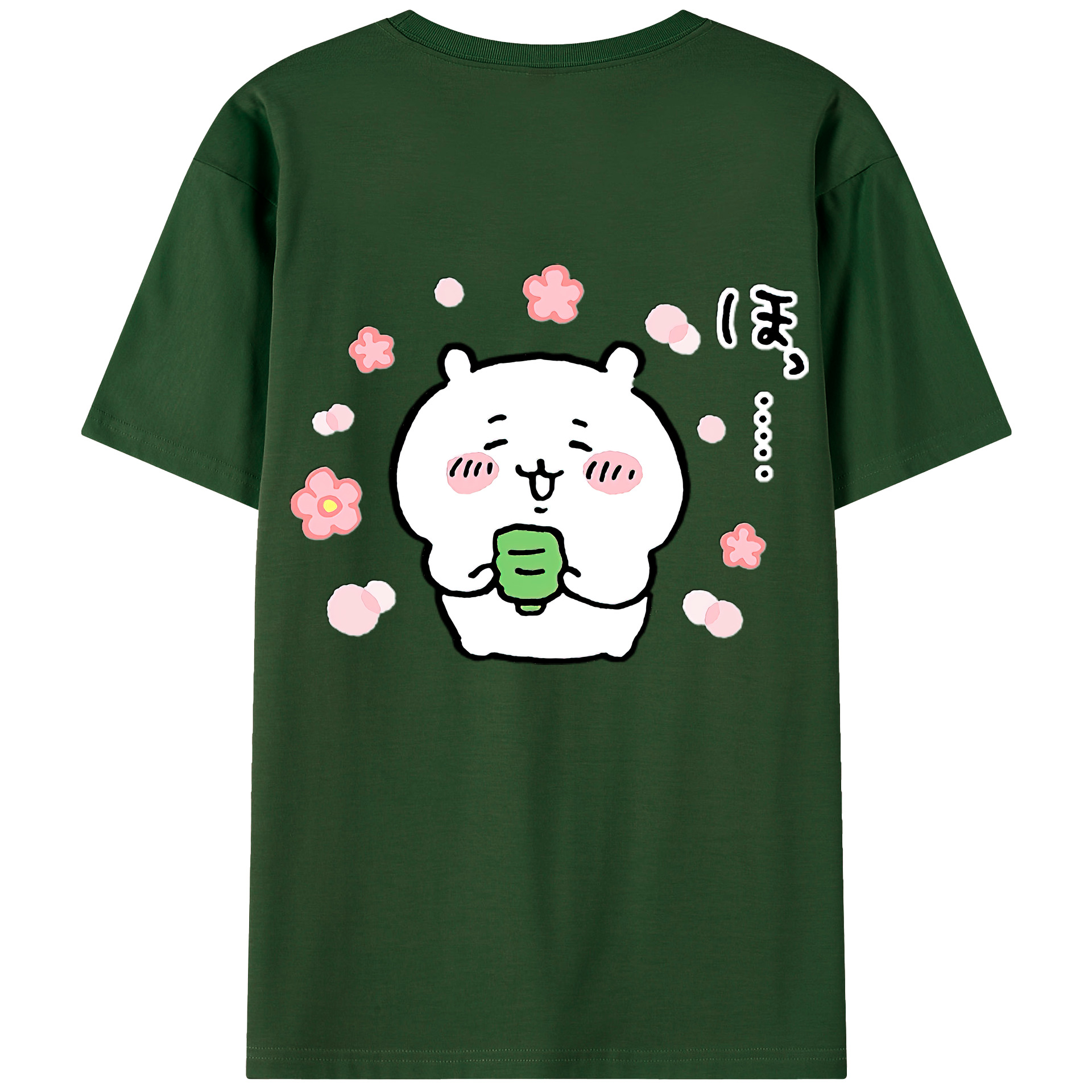 （画像用） ちいかわ ちいかわ Chii-kawa chiikawa 綿100％半袖Tシャツ（背面プリント）